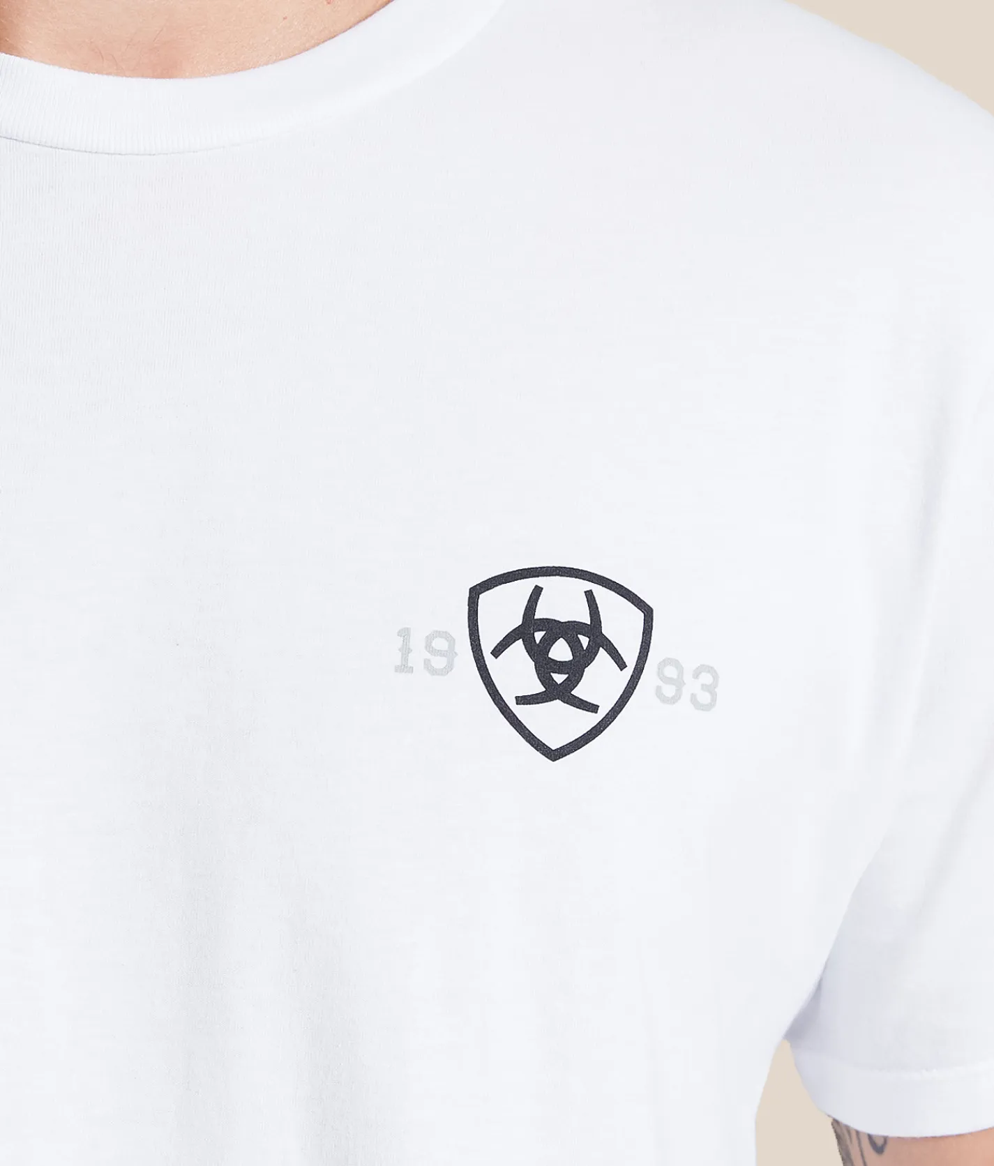 Ariat Layered Bronco Shield T-Shirt White Online