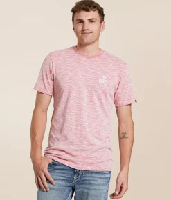 Veece Layered Columns T-Shirt Pro Red Hot
