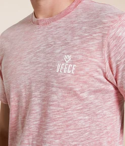 Veece Layered Columns T-Shirt Pro Red Hot