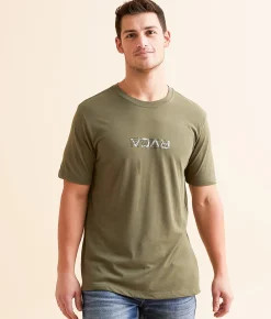 RVCA Layer Flip Sport T-Shirt Olive Sale