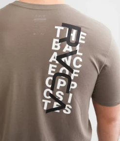 RVCA Layers Sport T-Shirt Mushroom Discount