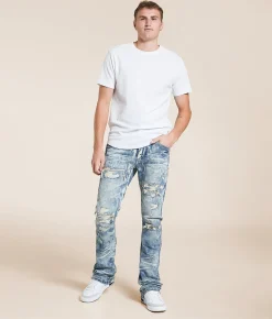 Jeans | Smoke Rise® Lazy Stacked Flare Stretch Jean Taylor Blue