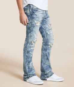Jeans | Smoke Rise® Lazy Stacked Flare Stretch Jean Taylor Blue