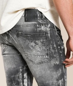 Bottoms|Jeans | Smoke Rise® Lazy Stacked Flare Stretch Jean Titan Grey