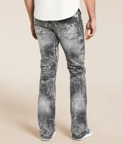 Bottoms|Jeans | Smoke Rise® Lazy Stacked Flare Stretch Jean Titan Grey