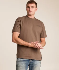 Tops|Graphic T-Shirts | Hurley Leafy Split T-Shirt Woodside