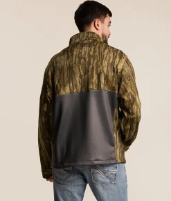 Fieldstone Legacy Realtree Quarter Zip Pullover Camo Outlet
