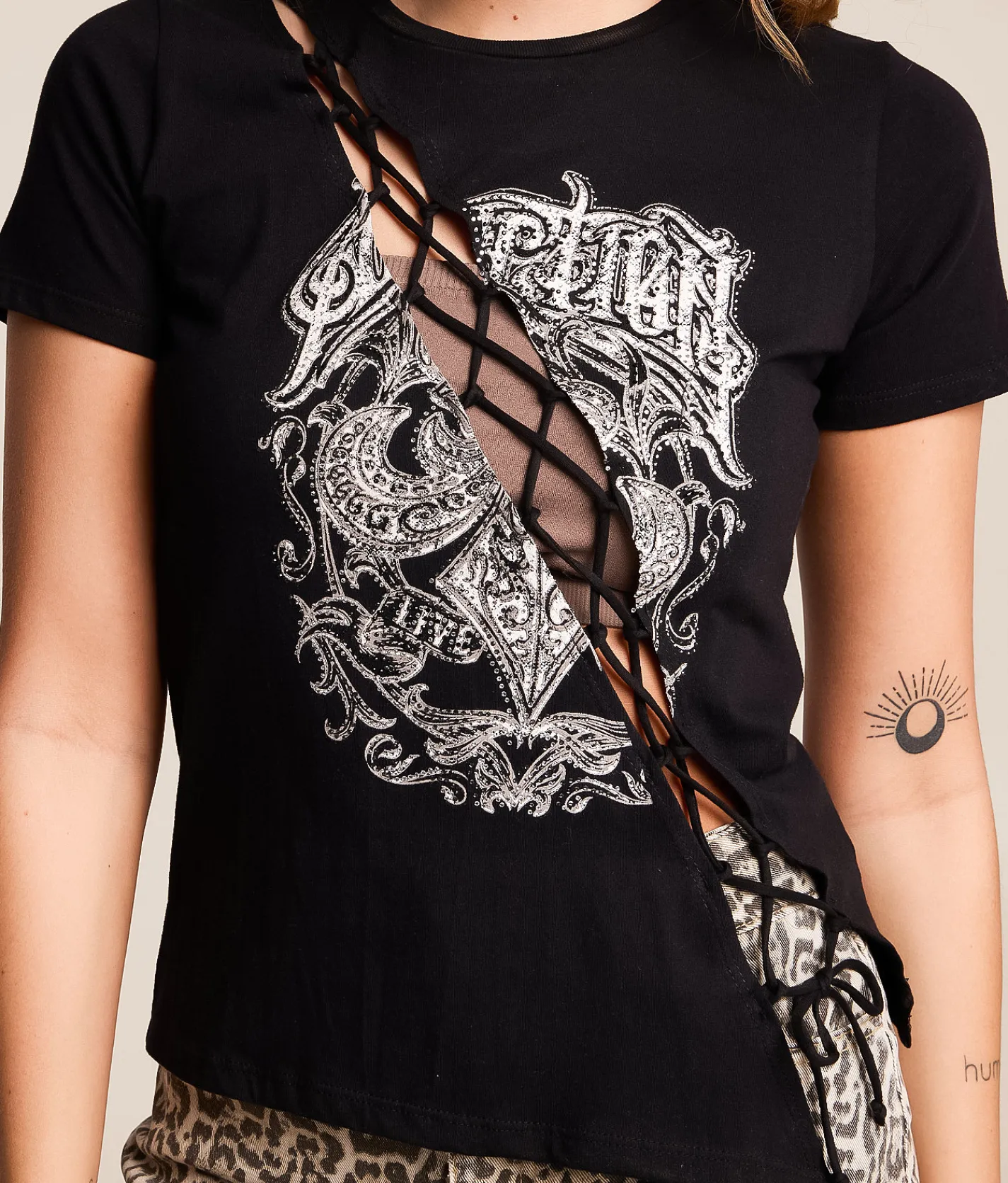 Affliction Legacy T-Shirt Black Reactive New