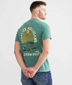 Old Row Legalize Mulligans T-Shirt Light Green Sale