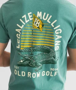 Old Row Legalize Mulligans T-Shirt Light Green Sale