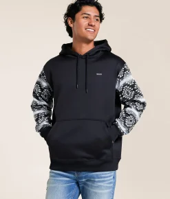 Hooey Legendary Polar Fleece Hooded Sweatshirt Black Online