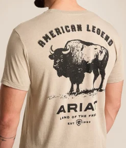 Tops|Graphic T-Shirts | Ariat Legend T-Shirt Brindle Heather