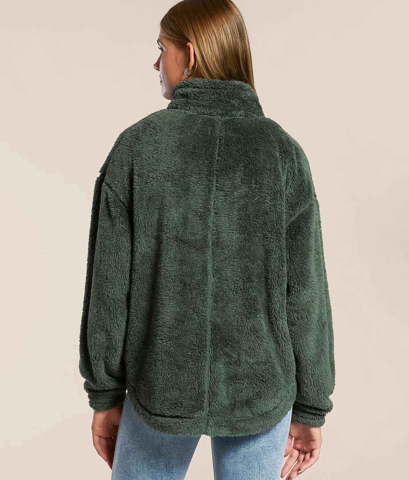 Tops | LIV Outdoor Leila Sherpa Fleece Insulated Pullover Laurel Wreath