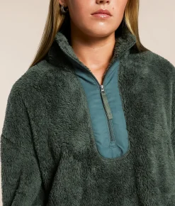 Tops | LIV Outdoor Leila Sherpa Fleece Insulated Pullover Laurel Wreath