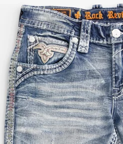 Rock Revival Lennon Slim Straight Stretch Jean Lennon SJ203 Discount