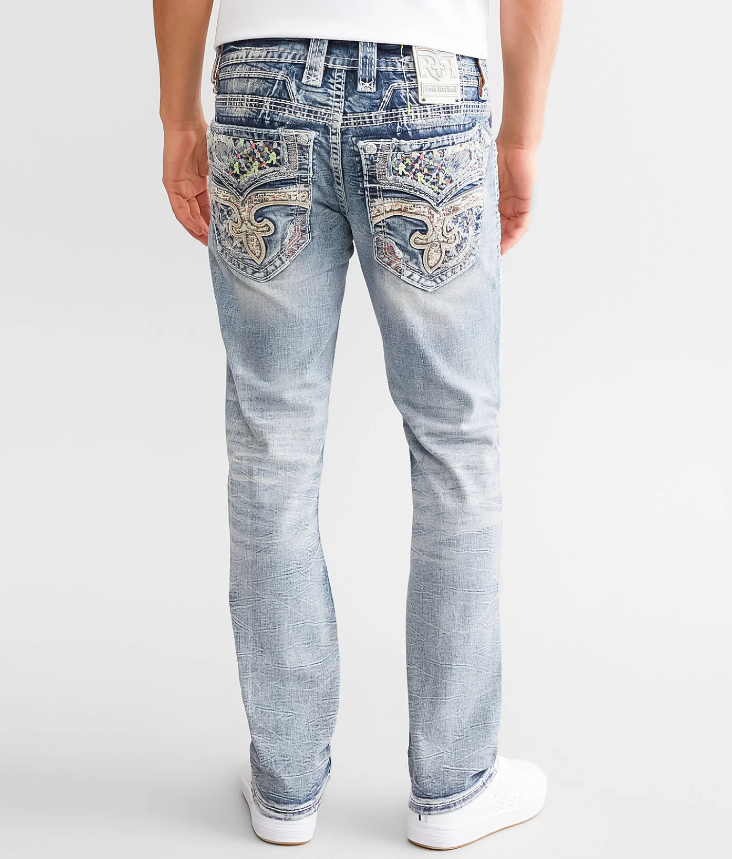Rock Revival Lennon Slim Straight Stretch Jean Lennon SJ203 Discount
