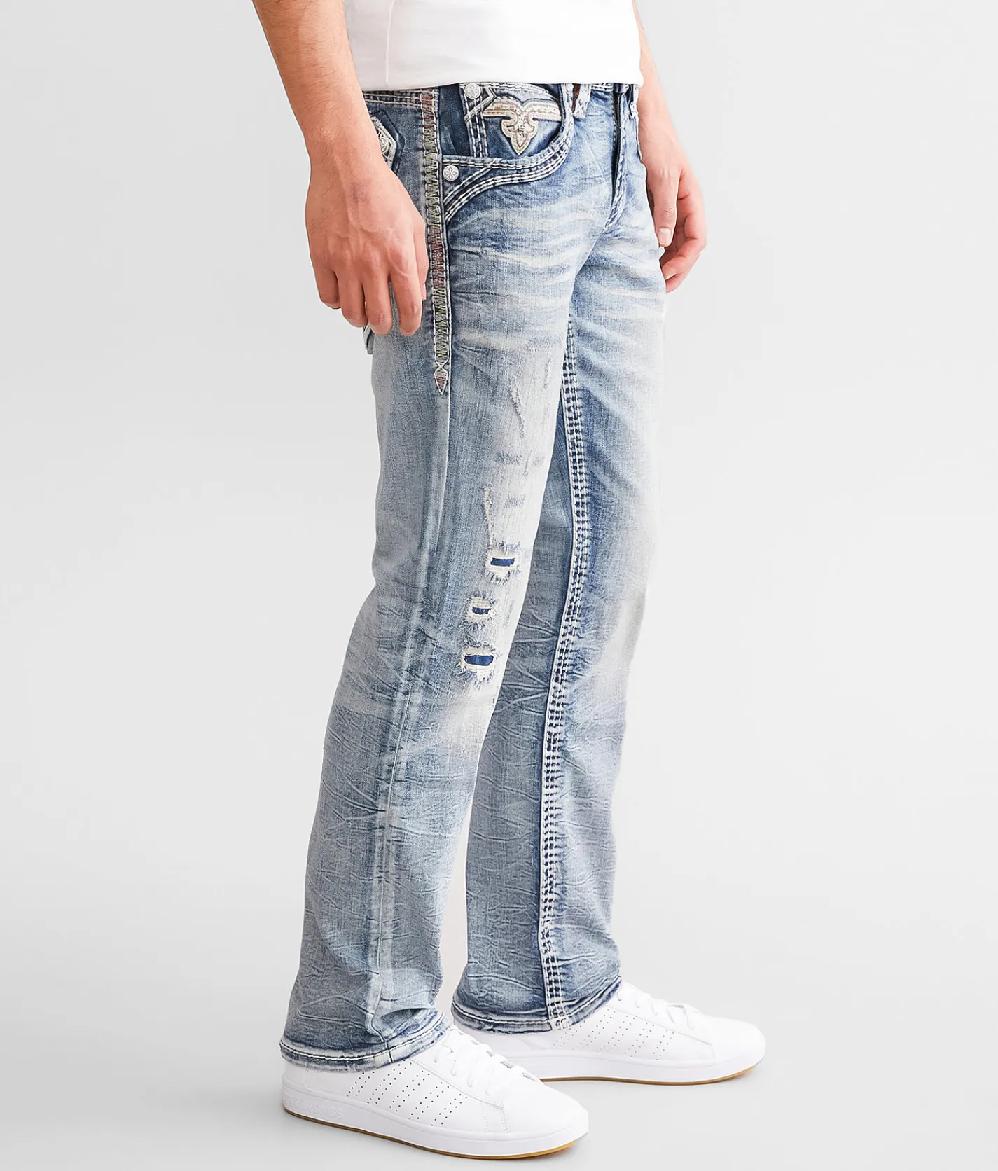 Rock Revival Lennon Slim Straight Stretch Jean Lennon SJ203 Discount