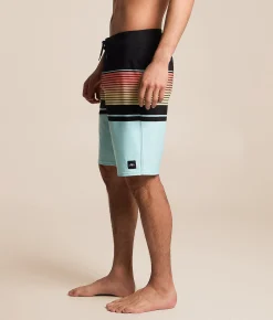 Bottoms|Swimwear | O'Neill Lennox Stripe Stretch Boardshort Canal Blue