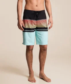 Bottoms|Swimwear | O'Neill Lennox Stripe Stretch Boardshort Canal Blue