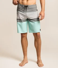 Bottoms|Swimwear | O'Neill Lennox Stripe Stretch Boardshort Gargoyle