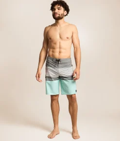 Bottoms|Swimwear | O'Neill Lennox Stripe Stretch Boardshort Gargoyle