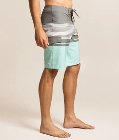 Bottoms|Swimwear | O'Neill Lennox Stripe Stretch Boardshort Gargoyle