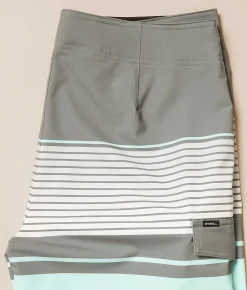 Bottoms|Swimwear | O'Neill Lennox Stripe Stretch Boardshort Gargoyle