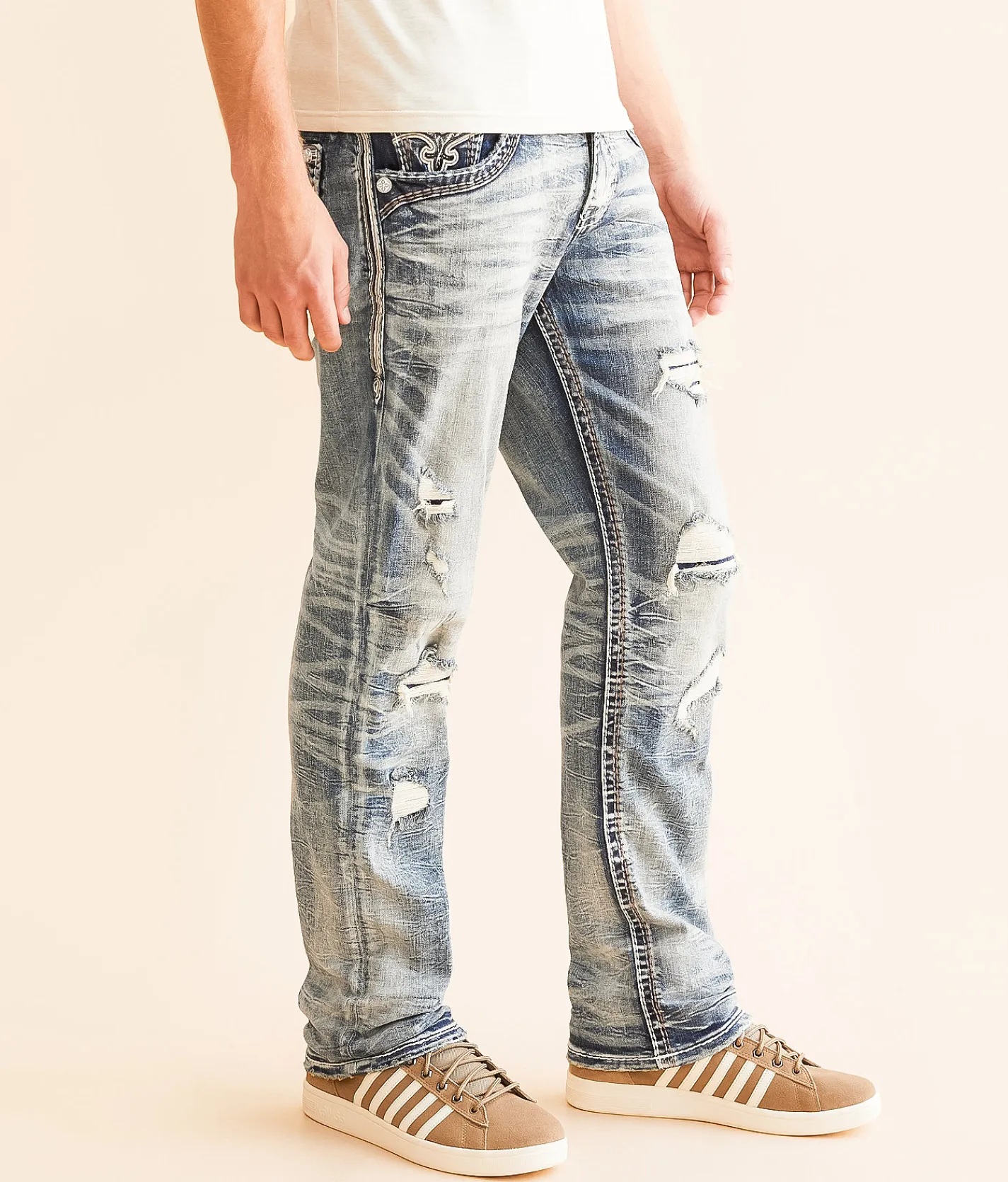 Rock Revival Leonel Straight Stretch Jean Leonel J200 Hot