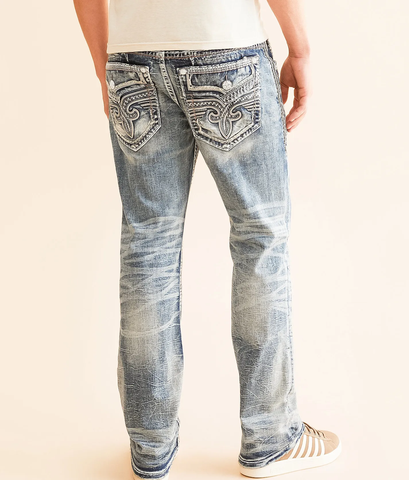 Rock Revival Leonel Straight Stretch Jean Leonel J200 Hot