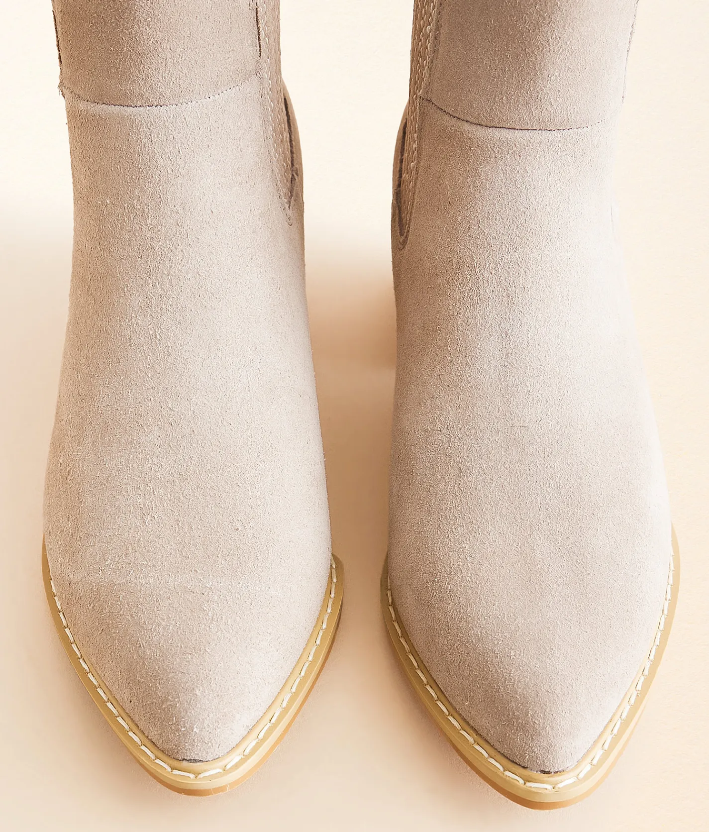 Shoes | Naughty Monkey Leonor Leather Ankle Boot Taupe