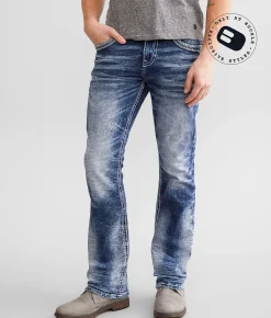 Rock Revival Leroy Stacked Slim Boot Stretch Jean Leroy TS202 Sale