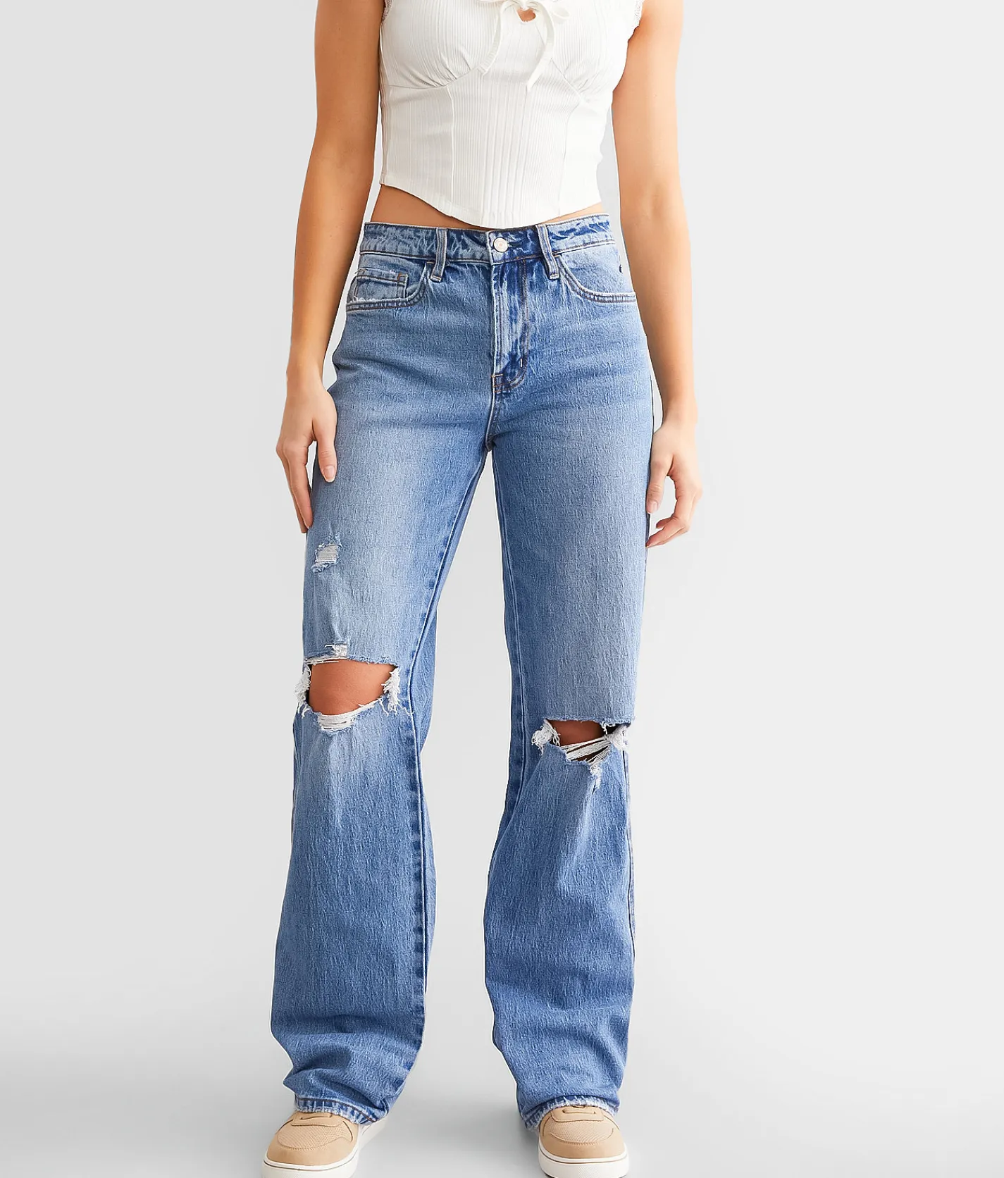 VERVET by Flying Monkey Leslie 90's Vintage Flare Jean Lochnagar