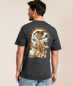 Graphic T-Shirts | Anderson Bros Let The Whiskey Sing T-Shirt Vintage Black
