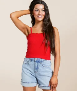 Freshwear Lettuce Trim Brami High Risk Red Hot