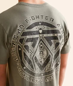 Graphic T-Shirts | American Fighter Levelock T-Shirt Mulled Basil