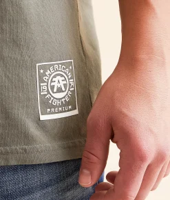 Graphic T-Shirts | American Fighter Levelock T-Shirt Mulled Basil
