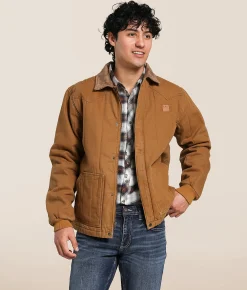 Kimes Ranch Lewiston Canvas Jacket WW Brown Discount