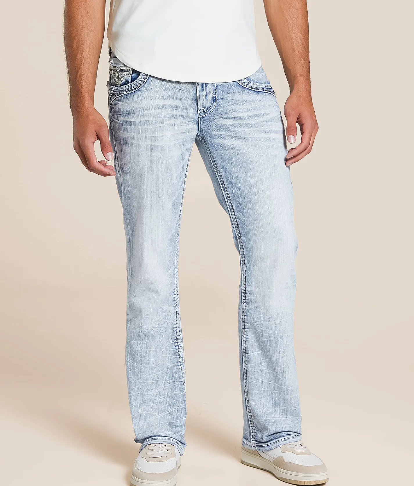 Rock Revival Lex Slim Boot Stretch Jean Lex SB202 Discount