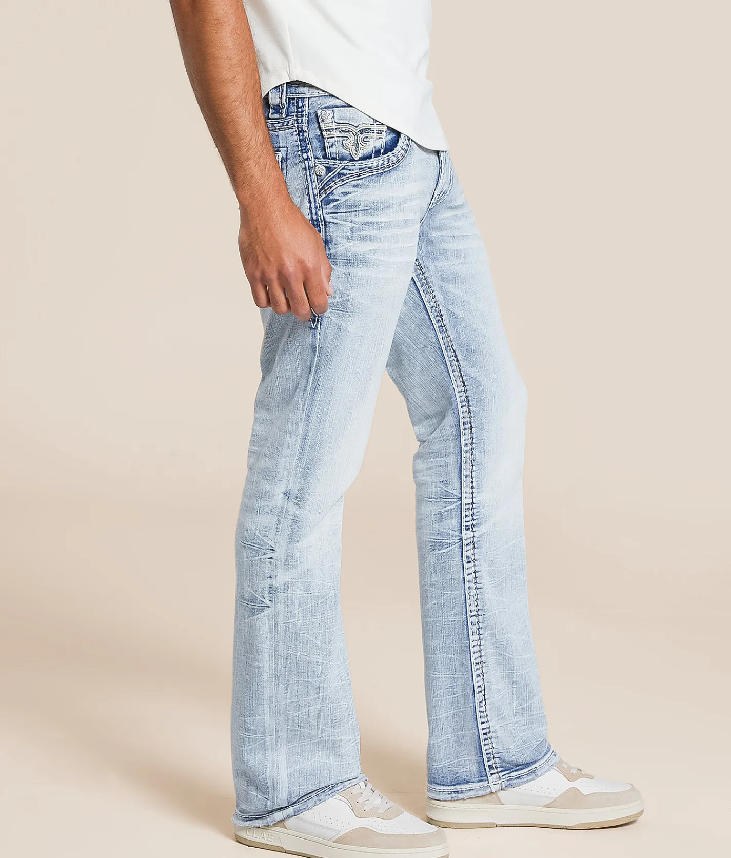 Rock Revival Lex Slim Boot Stretch Jean Lex SB202 Discount