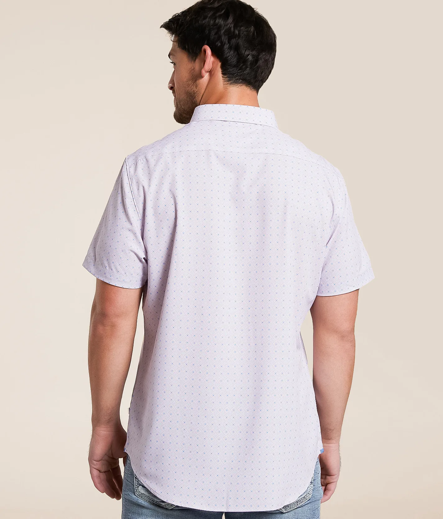 Tops | 7Diamonds Lexter Performance Stretch Shirt Stone Rose