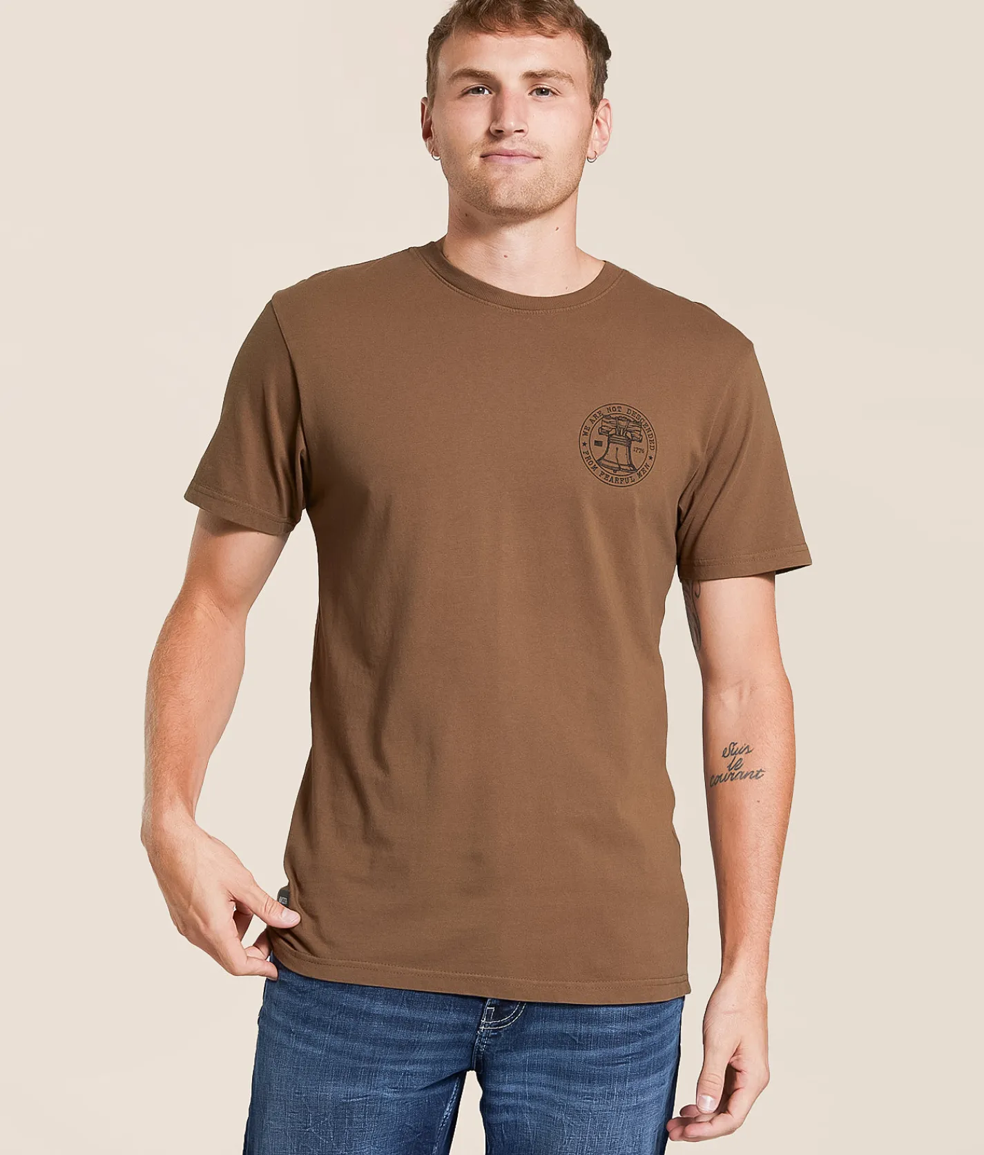 Howitzer Liberty Bell T-Shirt Teak Outlet