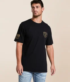 Tops|Graphic T-Shirts | Howitzer Liberty Or Death T-Shirt Black