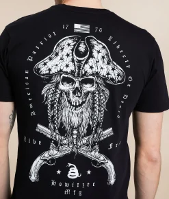 Howitzer Liberty Patriot T-Shirt Black Outlet
