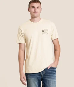Howitzer Liberty Skull T-Shirt Moonbeam Outlet