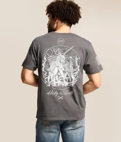 Tops|Graphic T-Shirts | Howitzer Liberty T-Shirt Turbulence