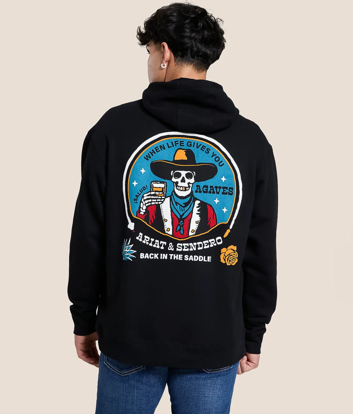 Ariat x Sendero Provisions Co. Life Gives You Sweatshirt Black Clearance