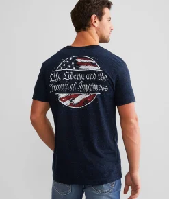 Graphic T-Shirts | Howitzer Life Liberty T-Shirt Royal Infinite