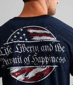 Graphic T-Shirts | Howitzer Life Liberty T-Shirt Royal Infinite