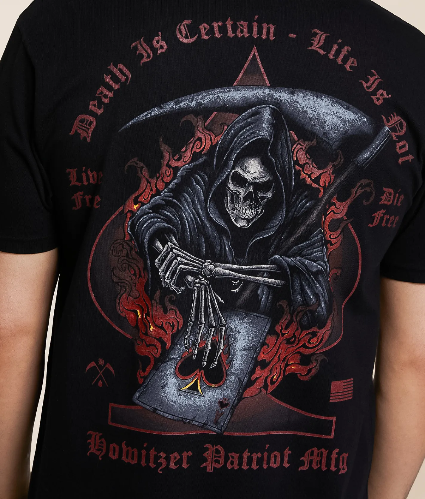 Tops|Graphic T-Shirts | Howitzer Life T-Shirt Black