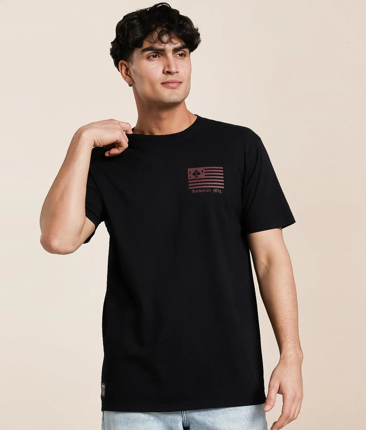 Tops|Graphic T-Shirts | Howitzer Life T-Shirt Black